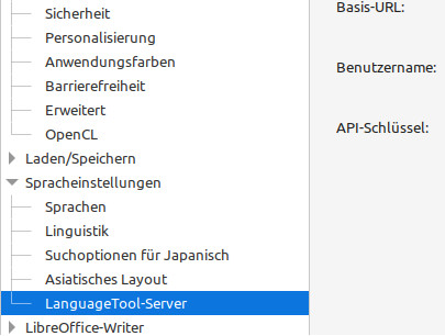 LanguageTool-Server finden