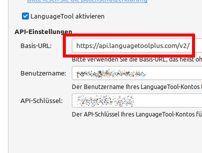 Basis-URL für Premium-Version ändern