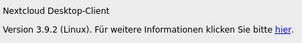 Nextcloud Desktop-Client 3.9.2