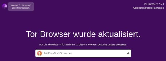 Tor Browser 12.5.3 ist verfügbar