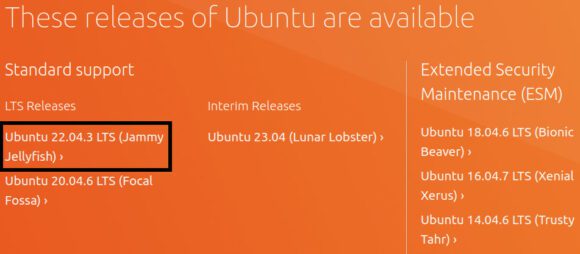 Ubuntu 22.04.3 LTS Jammy Jellyfish ist verfügbar