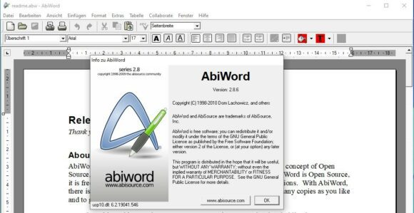 Abiword – schlanke und simple Textverarbeitung