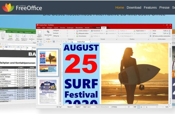 FreeOffice – ebenfalls kostenlos