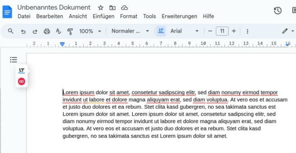 Google Docs als Alternative für WordPad