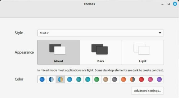 Themes in LMDE 6 konfigurieren