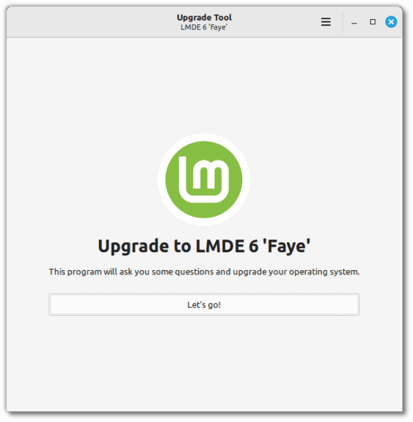 Upgrade auf LMDE 6 (Quelle:linuxmint.com)