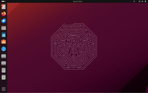 Ubuntu 23.10 Mantic Minotaur Desktop