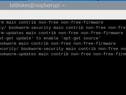 Quellen auf Raspberry Pi OS Bookworm umstellen