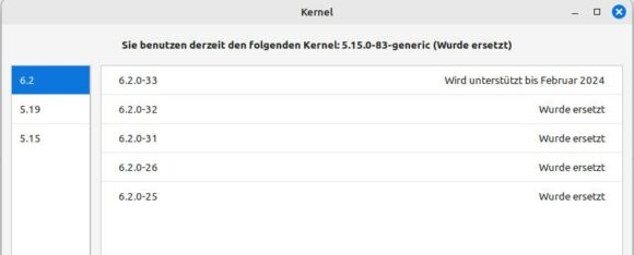 Das Edge ISO bietet per Standard Kernel 6.2, aber Du kannst den Kernel auch beim normalen Mint nachinstallieren
