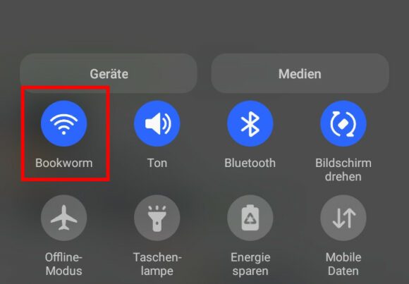 Mein Handy ist mit dem Raspberry-Pi-Hotspot verbunden