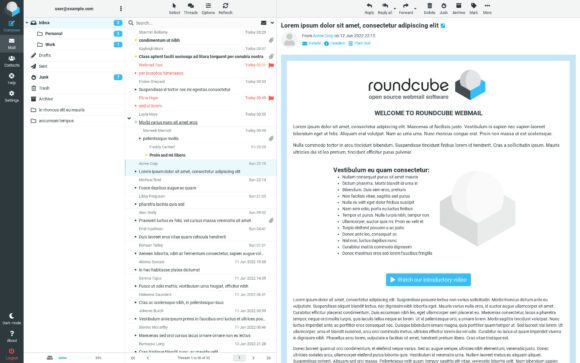 Roundcube Mailbox (Quelle: nextcloud.com)