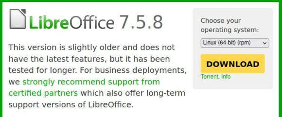 LibreOffice 7.5.8 ist verfügbar