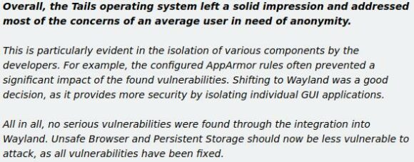 Security-Audit von Tails