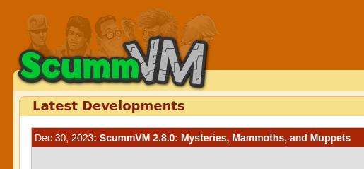 ScummVM 2.8 ist veröffentlicht