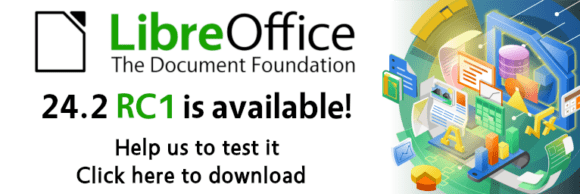 LibreOffice 24.2 RC1 ist testbereit (Quelle: documentfoundation.org)