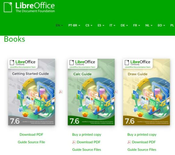 LibreOffice Getting Started Guide 7.6 ist verfügbar