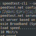 Speedtest auf der Kommandozeile (Linux / Raspberry Pi)