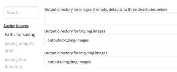 Du darfst selbst bestimmen, wo Stable Diffusion Deine Bilder speichert