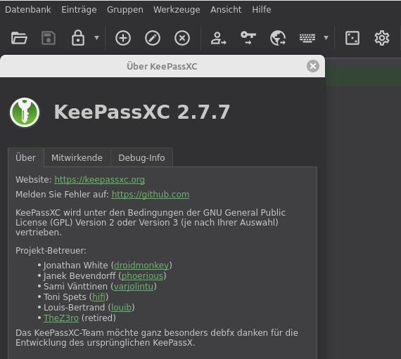 KeePassXC 2.7.7 ist verfügbar