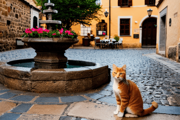 Dieses Katzenbild gefällt mir wesentlich besser …